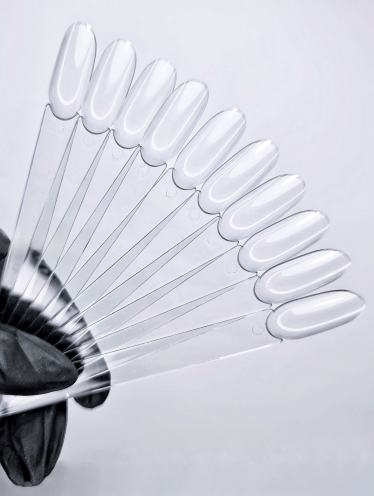 Wzornik przezroczysty do lakierów, MIGDAŁ (50 szt)