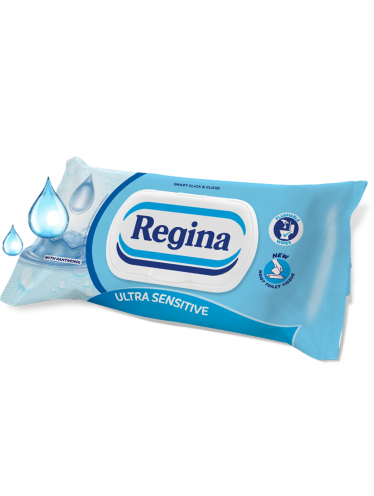 Nawilżany papier toaletowy MIX, Regina (42 szt)