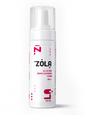 Szampon w piance do brwi, All in One Brow Cleansing Foam (150ml), Zola