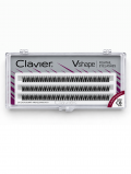 Kępki rzęs Fishtail, V-shape (C / 0.10 / 8), Clavier