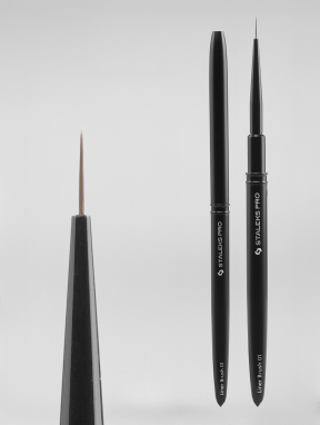 Pędzelek cienki do zdobień EXPERT (7/1mm), Staleks PRO