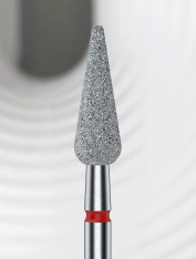 STALEKS PRO Frez Diamentowy Czerwony Gruszka 4/12mm EXPERT / FA100R040/12F