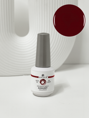 Lakier hybrydowy, Gel Polish Color BURGUNDY #029 (7.5ml), Atica