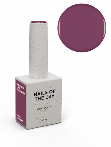 Lakier hybrydowy, Gel Polish #377 COLD MARSALA (10ml), NOTD