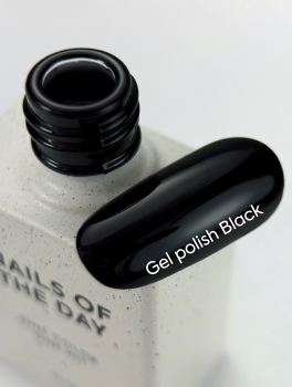 Lakier hybrydowy, Gel Polish #033 BLACK (10ml), NOTD