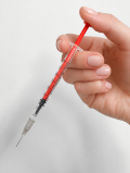Strzykawki insulinowe dicoSULIN U-40 z igłą 27G (1ml) - 100 szt, Zarys