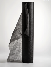 Prześcieradło włókninowe, czarne (0.8х100m) 20g/m²