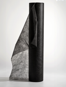 Prześcieradło włókninowe, czarne (0.8х100m) 17g/m²