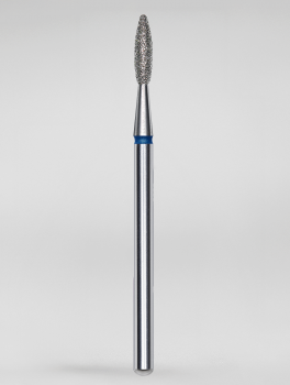 Frez diamentowy płomień 2.1mm, niebieski, Staleks PRO