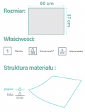 Eko Higiena podkład medyczny celulozowy podfoliowany rolka 0.6x50m