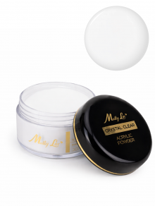 Puder akrylowy do paznokci, Acrylic Powder Crystal Clear (30g), MollyLac