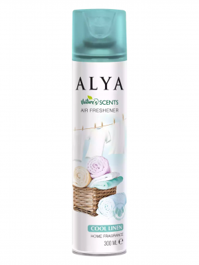 Odświeżacz powietrza w sprayu, Cool Linen (300ml), Alya