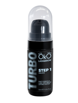 Środek do laminacji rzęs i brwi, OkO TURBO STEP 1 UNLOCK (10ml)