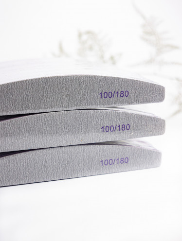 Pilnik mineralny półksiężyc łódka, 100/180 (50 szt)