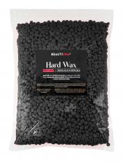 Wosk do depilacji twardy w dropsach, czarny (1kg), Beautiona