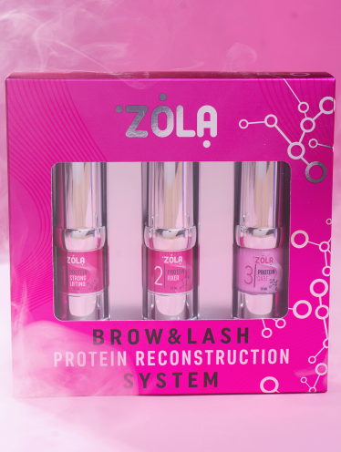 ZOLA ZESTAW Brow & Lash PROTEIN Reconstruction System