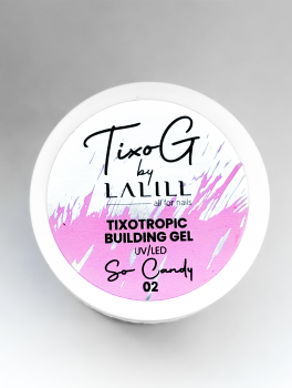 Żel budujący z tiksotropią, TixoG SO CANDY 02 (15ml), LaLill