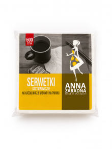Serwetki gastronomiczne, 500 szt (15x15cm), Anna Zaradna