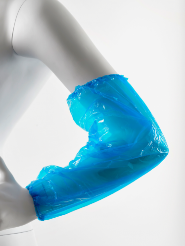 Zarękawki foliowe, niebieskie (100 szt), Mercator Medical