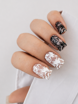 Lakier do stempli i blaszek, biały (7ml), NTN Premium