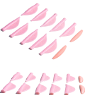 Wałeczki do laminacji rzęs, PINKY SHINY PADS (6 par), Zola
