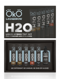 Zestaw farb do brwi H2O Liquid Hybrid Tint, 5 kolorów + Oxidant 3% (po 15ml), OkO